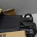 SHINLEYPACK Collapsible Wagon with Table, Large Capacity Foldable Wagons Carts, Beach Wagon with Big Wheels, Heavy Duty Beach Car Utility Wagon for Outdoor Park, Shopping, Sports, Camping, Garden