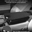 Shademax Custom for 2026 2025 Ford Expedition Platinum Center Console Cover Armrest Cover for Expedition Accessories Armrest Cushion Pad Leather Middle Console Cover Seat Box Protector Anti-Scratch