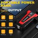 Scatach 3000A Car Battery Jump Starter,12V Jump Starter Battery Pack Portable (up to 9.0L Gasoline and 7.0L Diesel Engine), Jump Box with 3 Modes Flashlight and Jumper Cables
