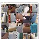 Premium Polyester Sofa Arm Cover, Scratch Resistant Protector Covers, Elastic Armrest Covers for Square/Curved/Sloping Couch Armrests, 2Pcs- Warm White, 17.9"D x 6.5"W x 7.8"H