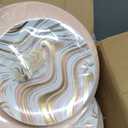 Curve Dinnerware Plates Pink Combo - Case of 128 (4 packs x 32)