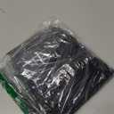 Comfy Package [1000 Count] 5 Inch Coffee & Cocktail Stirrers/Straws Disposable Plastic Sip Stir Swizzle Sticks - Black