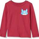 Amazon Essentials Boys and Toddlers' Long-Sleeve Cotton T-Shirts, Size 5 Y