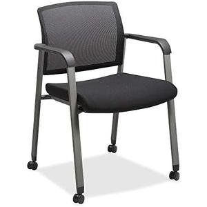 Lorell Mesh Back Guest Chairs with Casters Lorell Mesh Back Guest Chairs with Casters