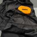 Outdoor Hexagonal Sandbox Cover with Two Night-Vision Reflective Handles and 6.1 Meter Webbing Loops, Featuring an Elastic Drawstring at The Bottom. Suitable for sandboxes up to 74" L x 65" W x 8" H.