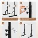 28 Inch Wide Handle Bar for Walking Pad Only with Non-Slip Rubber Feet Compatible Adjustable Handrail Height from 37.6 to 46 in Handle Bar for Walking Pad Comfortable Grip Support Attachment for Home
