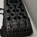 VEVOR 7 TON Traction Boards with TPR Material, Recovery Boards for Off-road Vehicles/Cars/Pickups/SUVs/RVs, Pair Tire Traction Mats on Snow, Sand, Mud and Loose Terrain, Storage Bags, Short, Black