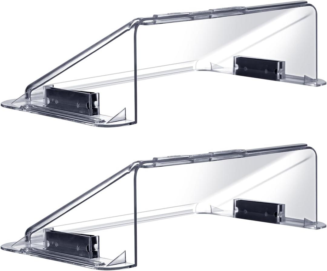 Adjustable Air Vent Deflector for AC,Ceiling, Wall, Floor, 9 to 14 Wide, Baseboard - Magnetic, Heat & Wind Blocker,Vent Covers for Central Conditioner, Heating, Refrigeration, Builder,2 Pack