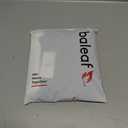 baleaf Men's Rain Jacket Water Resistant Hiking Windbreaker Packable Running Golf Gear Hood Raincoat Reflective (L)