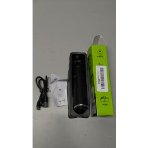 Nose Hair Trimmer for Men and Women, USB Rechargeable Electric Facial and Ear Hair Remover with LED Display, Dual-Edge Blades for Smooth, Painless Eyebrow Grooming (Black)