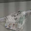 rabbitgoo Window Privacy Film Frosted Glass Film, Decorative Cling UV Sun Blocking Decals, Frosting Window Clings for Home Bathroom Door Coverings,17.5 x 78.7 inches (Clear)