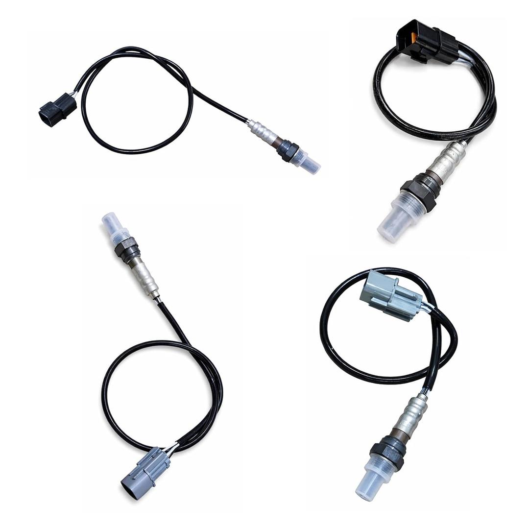 Oxygen O2 Sensor 4Pcs Compatible with Kia Sedona 2014 3.5L V6, Sedona 2015-2018 3.3L V6, Cadenza 2014-2016 3.3L V6 & Hyundai Azera 2012-2017 3.3L V6, Upstream and Downstream