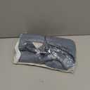 DriftAway Pinch Pleat Valance for Kitchen Window Blackout Faux Linen Textured Solid Valance for Living Room 16 Inch Farmhouse Linen Curtain Valance Window Treatment Back Tab 52x16 Dusty Blue