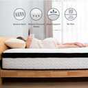 Queen Mattress 10 Inch | Queen Size Hybrid Mattresses in a Box | Medium Firm Feel Memory Foam and Individual Pocket Springs | Fiberglass Free Bed Matress | Breathable | CertiPUR-US | Upgrade