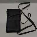 BOSTANTEN Vegan Leather Small Crossbody Bags for Women Designer Cell Phone Bag Wallet Purses Adjustable Strap Classic Black