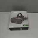 VR Headset, for Smartphones, VR Head Mount Display, Headphone Included, for Smartphones, 3D Glasses, Aspherical Optical Lens, VR Videos, One-Click Reception, 120 Viewing Angle, 1080P,