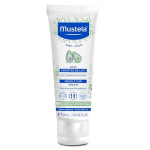 Mustela Cradle Cap Cream for Newborn - Fragrance-Free Baby Moisturizer for Seborrheic Dermatitis - Helps to minimize Scalp Flakes - Clinically & Dermatologist Tested - 1.35 fl. oz.