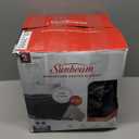 Sunbeam Microplush Queen Electric Heated Blanket with Preheat Feature Two Digital Controller 12-Heat Settings Auto Shut-Off, UL Certified for Safety, Gray