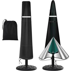 Umbrella Covers for Outdoor Umbrellas 9-12ft, Patio Umbrella Cover 420D Oxford Fabric Heavy Duty Outdoor Umbrellas Covers Waterproof Windproof Anti-UV Garden Parasol Cover with Storage Bag, Black Umbrella Covers for Outdoor Umbrellas 9-12ft, Patio Umbrella Cover 420D Oxford Fabric Heavy Duty Outdoor Umbrellas Covers Waterproof Windproof Anti-UV Garden Parasol Cover with Storage Bag, Black
