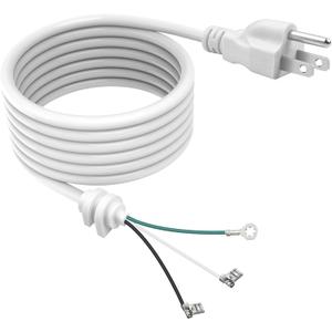 9701025 Mixer Cord Power for KitchenAid Whirlpool Stand Mixer Replacement, Compatible with KitchenAid Whirlpool PS3489603 W10325327 W10164882 AP4926890 Various Models, White