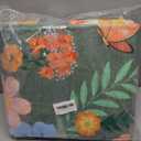 5x7 Floral Washable Area Rugs, Lagre Living Room Rug Floral Vintage Soft Ultra Thin Kids Bedroom Carpet Rug for Girls Playroom Entryway, Green (Multi 1031)