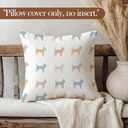 2 x Colorful Chihuahua Throw Pillow Covers 18x18, Chihuahua Gifts for Women Men, Dog Lovers Gifts Decorative Pillow Covers, Cute Dog Pillowcases Cushion Case for Home Couch Bedroom Decor