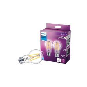 Philips Ultra Definition A19 E26 (Medium) LED Bulb Daylight 60 Watt Equivalence 2 pk