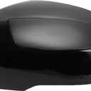 X AUTOHAUX Car Rear View Left Driver Side Mirror Cover Cap Replacement Gloss Black for Range Rover 2013-2019, for Range Rover Sport 2014-2019, for Land Rover LR4 2014-2016 Black