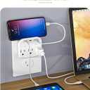 1080P Wall Outlet WiFi Smart Home Monitor with Bracket, Dual-Band 2.4G/5GHz Plug-in Camera for Pet & Baby, Motion Detection, 32GB Memory Card Included