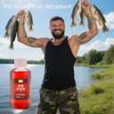 Fish Attractant Red Worm Liquid Fish Trap Bait, Fish Trap Liquid Bait2 x 100ml, Ideal for Bass, Trout and Catfish, Ideal for Adding to Bait