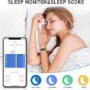 Fitness Tracker with 24/7Heart Rate, Blood Pressure, Sleep Tracking, Calorie, Activity Tracker with 1.1" AMOLED Color Screen, Waterproof Step Tracker for Android iPhones Women Men