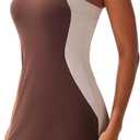 JOYSPELS Athletic Tennis Golf Dress for Women with Built-in Bra & Separate Shorts Spring Summer Dresses, L