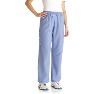 Medline PerforMAX Unisex Elastic-Waist Scrub Pants, Ciel Blue, Size X-Large, Regular Inseam (Medium)