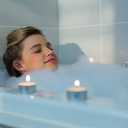 Tealight Candles - 4 Hours - Giant 100,200,300 Bulk Packs - White Unscented European Votive Smokeless Tea Lights for Shabbat, Weddings, Christmas, Home Decorative- 100 Pack