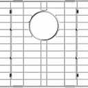 iPEGTOP Sink Rack for Bottom of Sink, Stainless Steel Sink Protector 28-3/4" x 15-3/4" with Rear Drain Hole, Sink Grid Grate with Hole Cover for Kitchen Sink Single Bowl