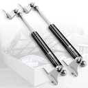 IAQWE 13 Inch 100Lbs/445N Gas Struts Spring Shocks Lift Support for RV Bed Heavy-Duty Tool Box TV Cabinet Trap Door Truck Canopy Cover Trailer Floor Hatch Lid (Application: 80-110lb Lid) 2pcs