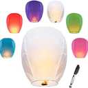 20pcs Colors Paper Lanterns Decorative Party Hanging Decorations for Party Birthday Bachelorette Wedding Birthday Baby Shower Summer Themed Party Anniversary Instructions, Easy to Use.