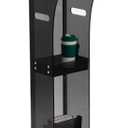 HODLBIT Upgraded Acrylic Podium Stand, Pulpits for Churches, 47.5inch Modern Lecterns & Podiums with Storage Shelf for Classroom, Weddings, Professional Presentation Podiums, Easy Assembly