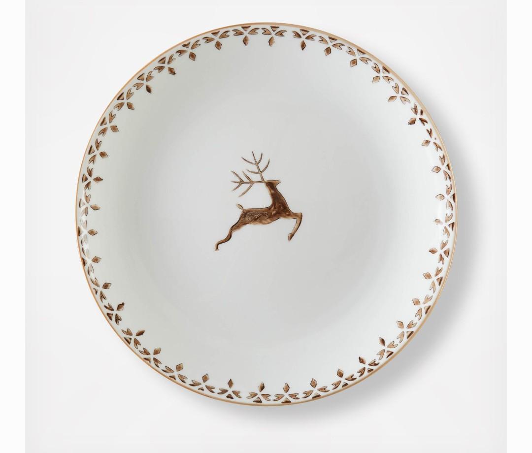 Wooded Reindeer Salad Plate,