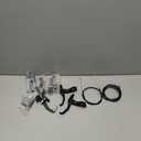 OSAGIE Bicycle Brake Set Complete Universal V-Brake Bicycle Brake Front & Rear MTB Brakes, Inner Outer Brake Ropes & Brake Lever Kit for Most Mountain Bike, Road Bike, MTB, BMX (Black)