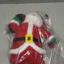 Singing Dancing Santa Claus Christmas Plush Toy Musical Plush - Singing Rock Version of Santa Claus is Coming to Town, Interactive Xmas Santa Toys, Fun Gift for Kids Adults, Holiday Decoration, 15