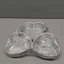 EQUNROY 6 Inch Heart Cake Pan - 3 Pack Aluminum Heart Shaped Baking Pans for Valentine's Day, Wedding, Birthday Party - Nonstick Cake Mold for Oven, DIY Desserts