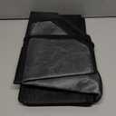 kushon Hat Storage Box for Women & Men, Hardboard Support Hat Boxes with 1 Door Hook Hat Organizer, Cowboy Hat Box for Travel, Hat Bag Hat Case (Black)