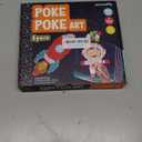 jackinthebox Poke Poke Art for Kids  Space Theme, Mess-Free Fabric Art and Craft, Flower Pressing Kits, Gift for Kids, Toys for Girls and Boys Ages 4 5 6 7 8