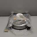 EVEAGE 14.5" Pressure Washer Surface Cleaner,Stainless Steel Pressure Washer Accessories 4 Weels & 1/4" Quick Connector,4000 PSI Power Washer for Driveway (Silver, 14.5inch)