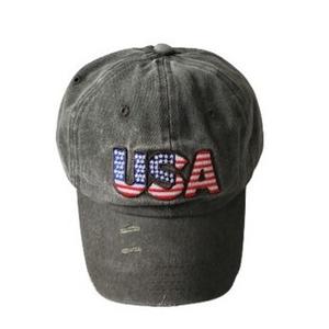 USA Cotton Washed Gray Hat
