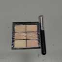 6 Colors Correcting Concealer Palette,Colors Corrector Palette,Moisturizing Full Coverage Liquid Foundation Cream Contour Makeup Palette with Brush