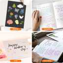 SMOOTHERPRO Glitter Retractable Gel Pens 18 Colors Metallic Colored Gel Pen 1.0 mm Bold Silver Glitter Gel Ink for Adults Coloring Journaling Drawing Doodling (GRP018N)