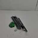 Heavy Duty Curtain Rods for Windows 66 to 120 Inch, 1 Inch Adjustable Black Curtain Rod Set with Easy Installation and Modern Design (A1,Black,30-120")