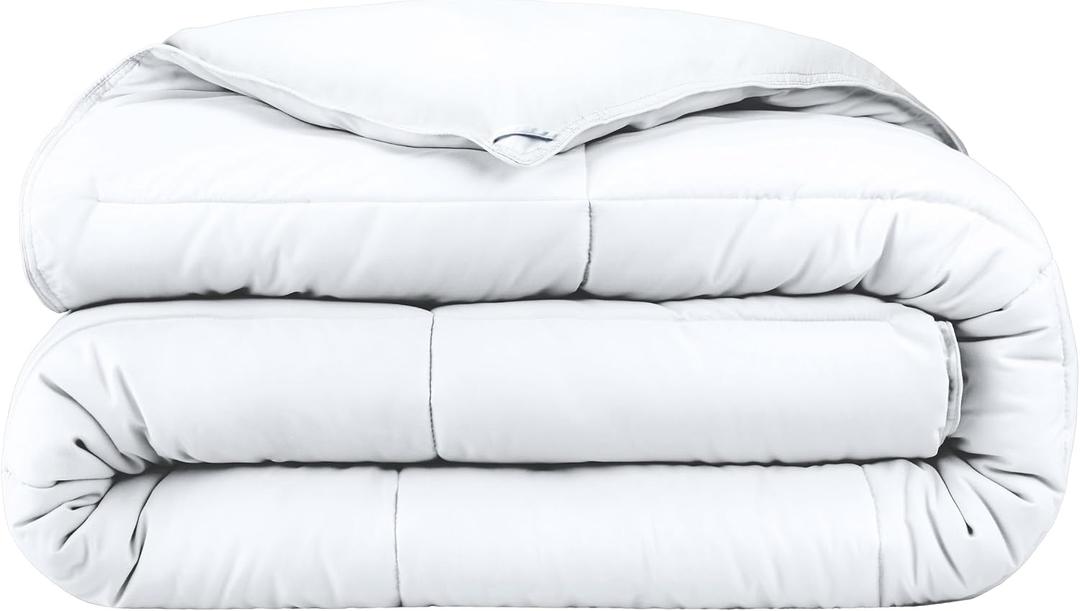 Bare Home Duvet Insert Comforter - Oversized King - Goose Down Alternative - Ultra-Soft - Premium 1800 Series - All Season Warmth - Bedding Comforter (Oversized King, White)